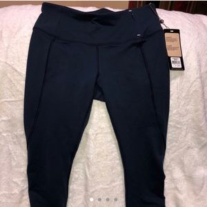 Calia by Carrie Underwood navy blue Capri leggings